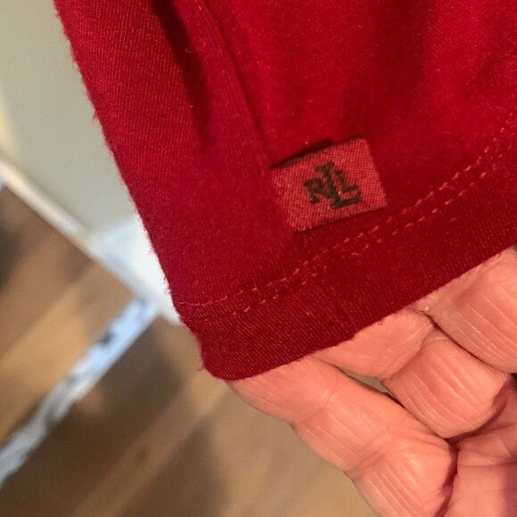 LAUREN by Ralph Lauren Red Turtleneck - Picture 2 of 4